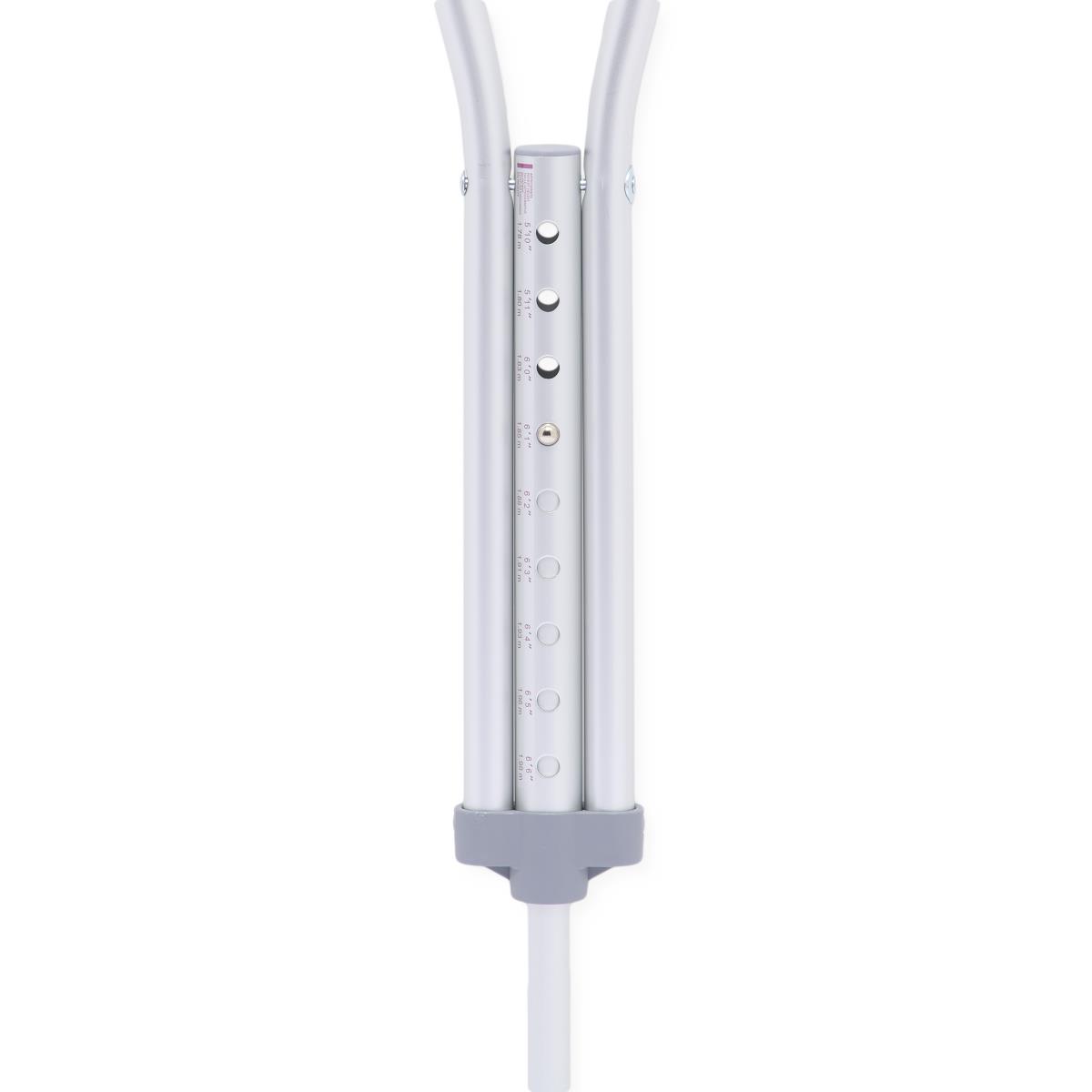 Medline - Standard Aluminum Push-Button Crutches