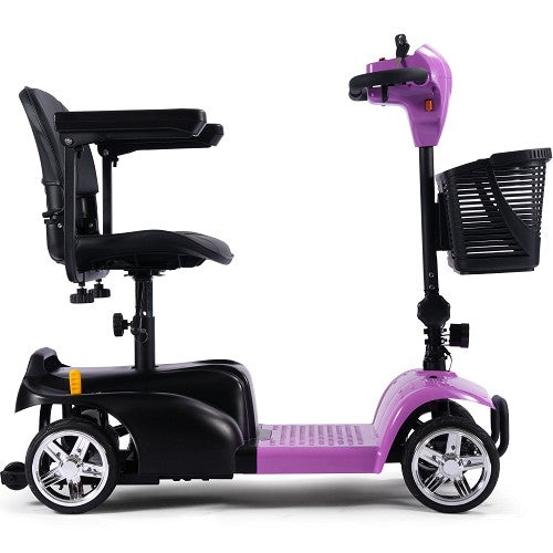 MotoTec - Mobility Scooter 24v 250w, 4 Wheel Scooter Blue, Pink, Red, Silver