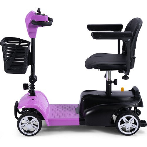 MotoTec - Mobility Scooter 24v 250w, 4 Wheel Scooter Blue, Pink, Red, Silver