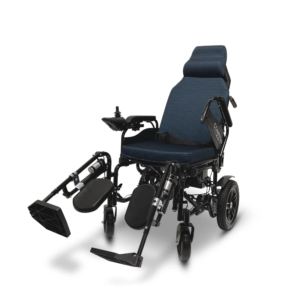 X-9 Remote Controlled Electric Wheelchair, Automatic Reclining Backrest &amp; Lifting Leg Rests