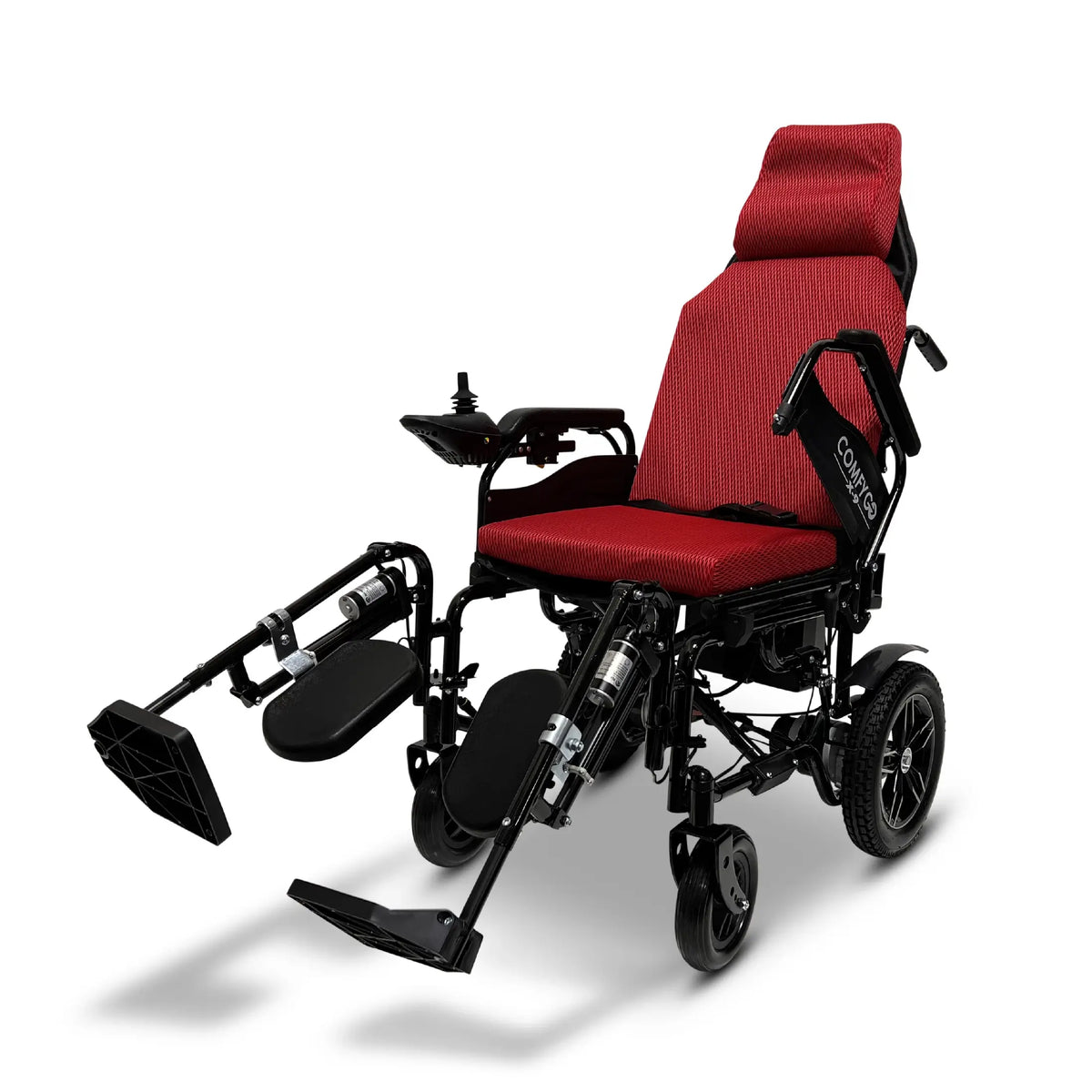 X-9 Remote Controlled Electric Wheelchair, Automatic Reclining Backrest &amp; Lifting Leg Rests